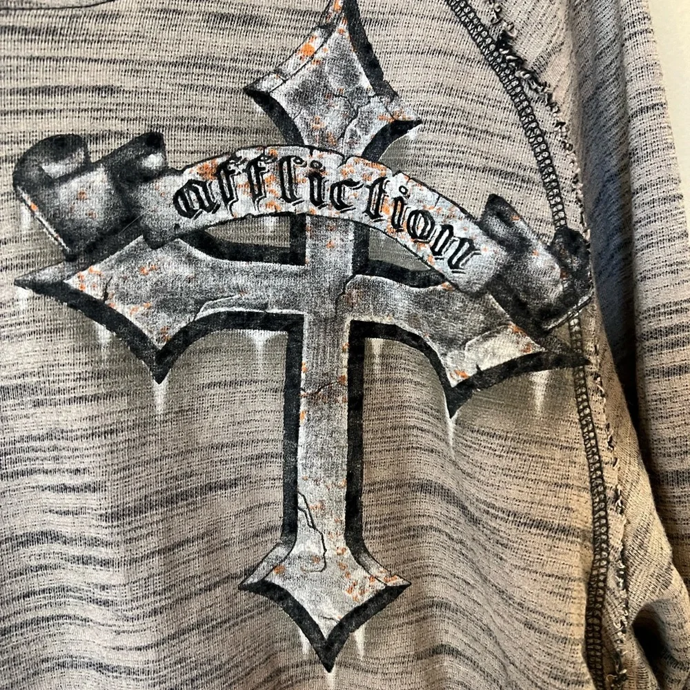 Affliction Reversible Pullover with Hood Size XXL - Picture 9 of 12